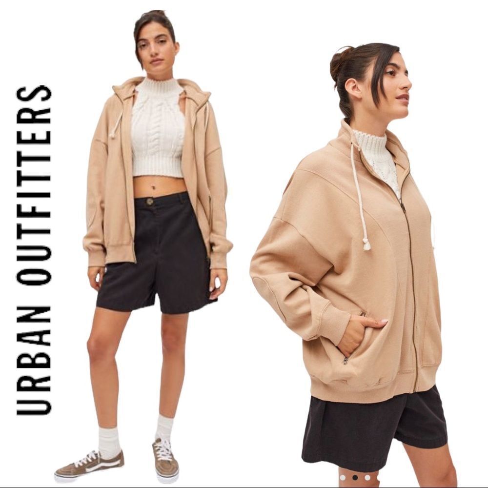 NEW Urban Outfitters UO BDG Porter Zip-Up Jacket Coat Sweatshirt M L
